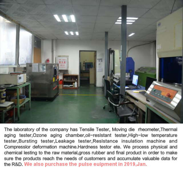 custom rubber products testing