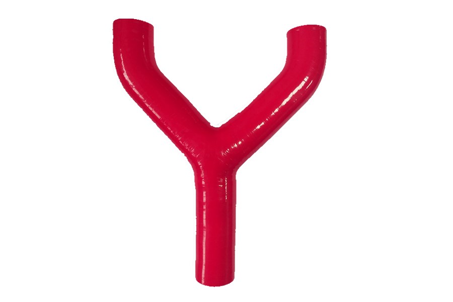 Red Braid Silicone Hose