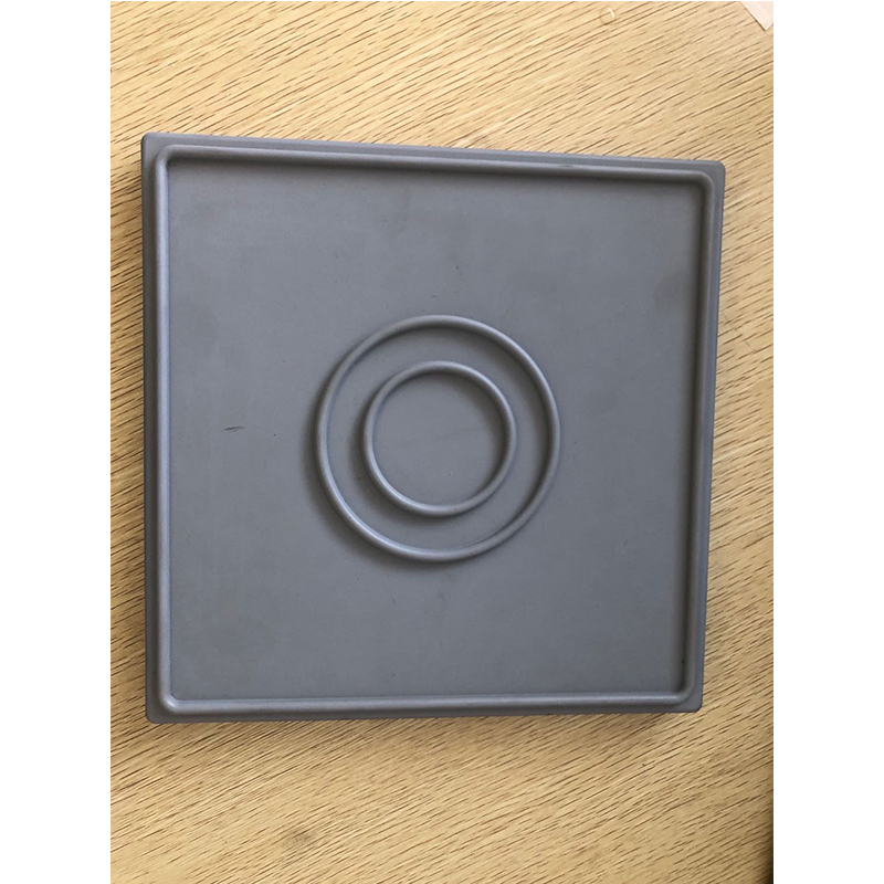 Grey rubber plate rubber cushions customized grey rubber parts factory