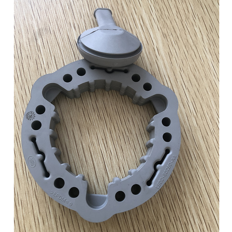 Grey EPDM rubber parts OEM factory Custom grey rubber parts