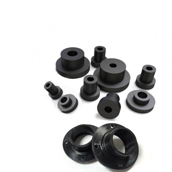 custom Molded rubber rubber plug flanged stem bushings for protection isolation and  rubber insulation