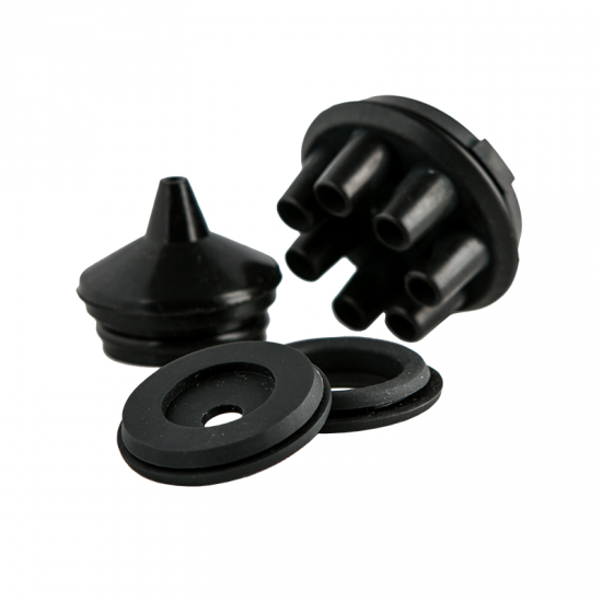 custom molded rubber parts for electronic & Telecom equipment