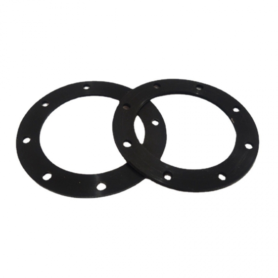Custom EPDM/SBR /NBR/FKM /ECO Flange rubber gasket seals with full face flange holes