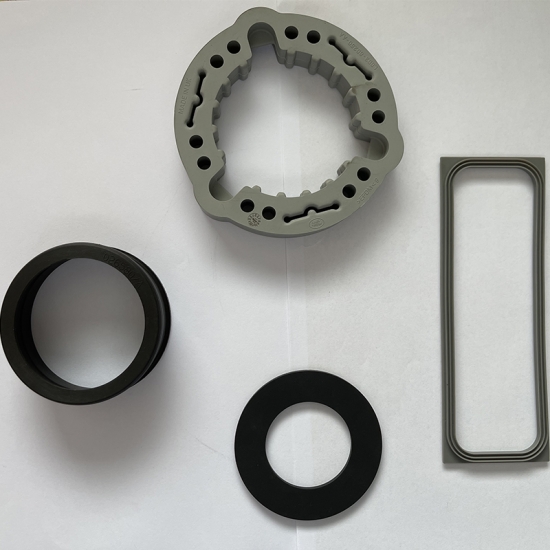 OEM rubber gasket grey epdm rubber seal gasket Flat rubber gasket