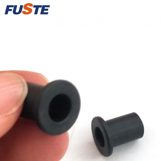 Custom Nitrile EPDM Silicone rubber bushing rubber tube T type rubber grommet with all size