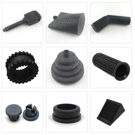 Custom EPDM NR NBR SBR Rubber Silicone parts Rubber Grommets OEM