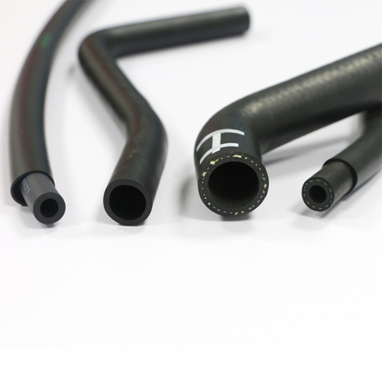 Rubber hose with clamp