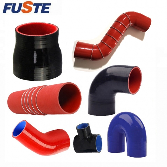 High Quality T-shape Elbow 45 90 135 180 Degree Silicone Bellow Hose Heat Resistant Silicone Radiator Rubber Hose