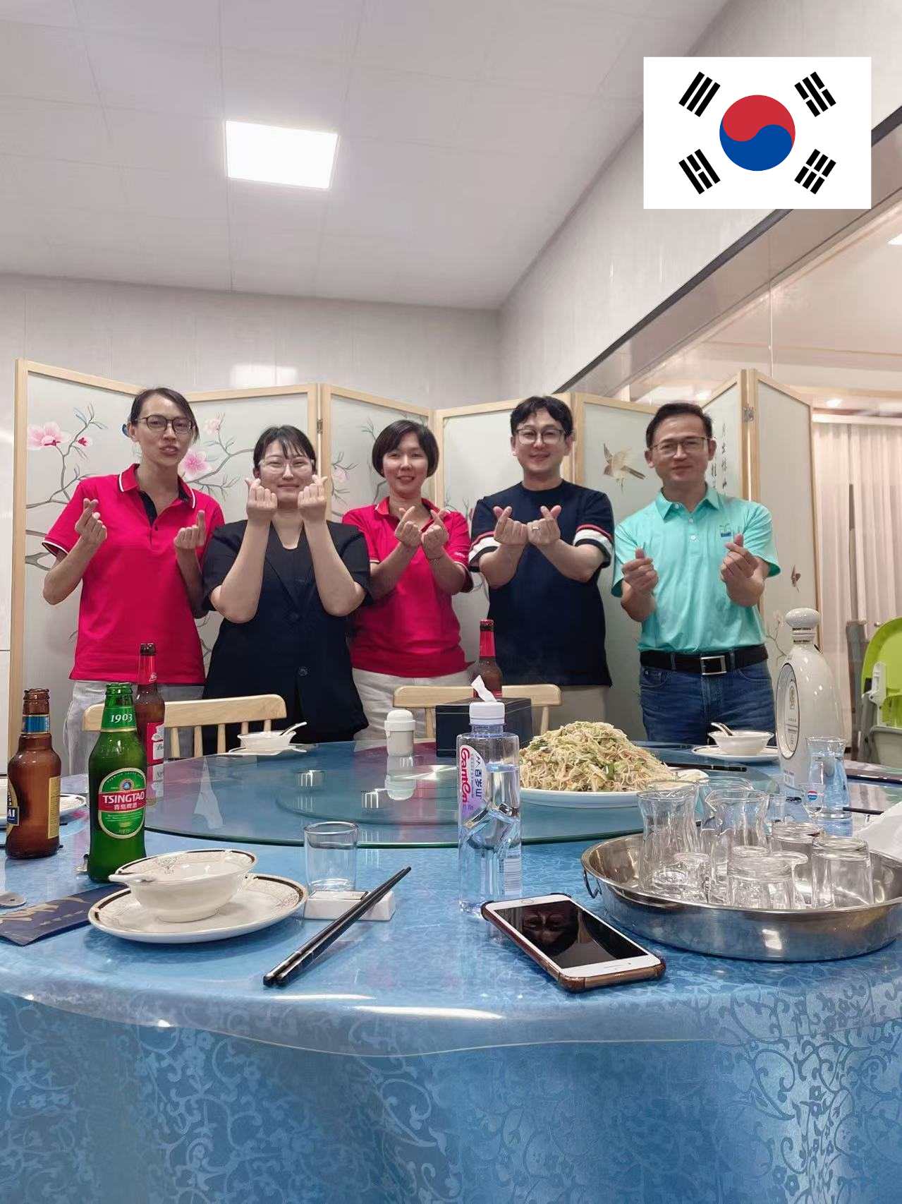 Korean Customers Visited Our Company