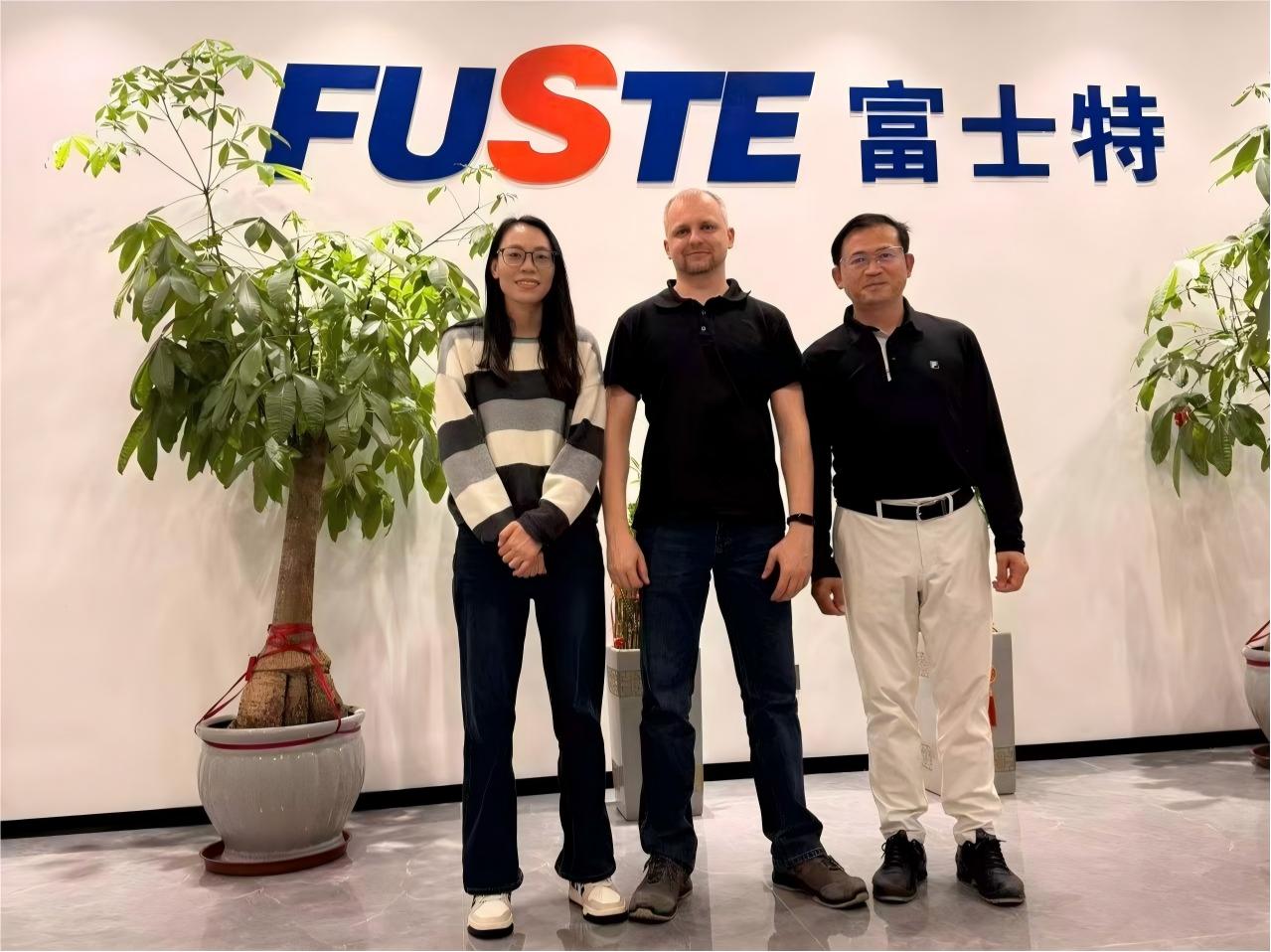 Russian customers visited our company